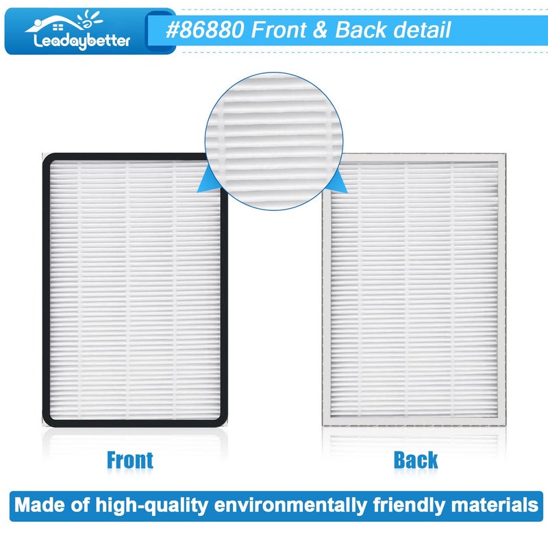 Leadaybetter 5 Pack for Kenmore EF-2 86880 Exhaust Vacuum HEPA Filters. Compare to Replace Sears Part # 20-86880 (86880), 40320, EF2, 610445. Also Replaces Panasonic MC-V194H - Image 5